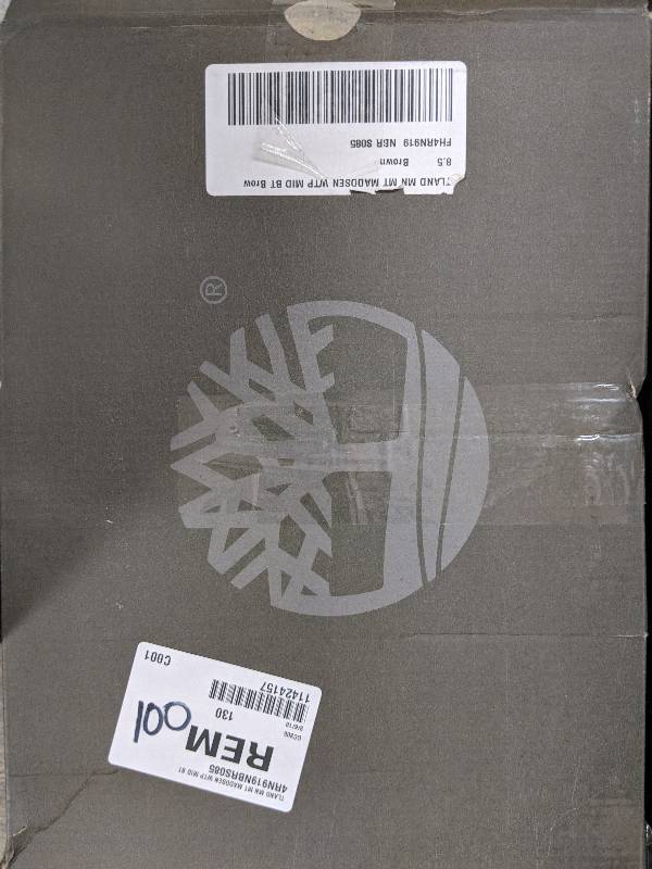 lot 100 image: Timberland Men�s Mt. Maddsen Boot - Medium Brown 8 12
