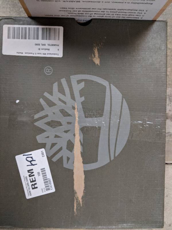 lot 104 image: Timberland Mens Icon Premium 6 Insulated Waterproof Boot - Medium Blue 9