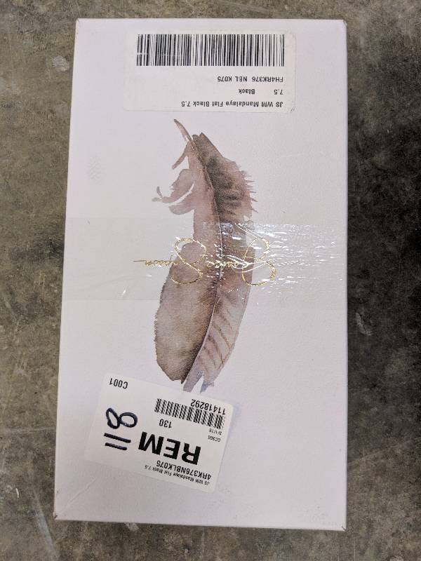 lot 118 image: Jessica Simpson Women�s Mandalaye Flat - Black 7.5