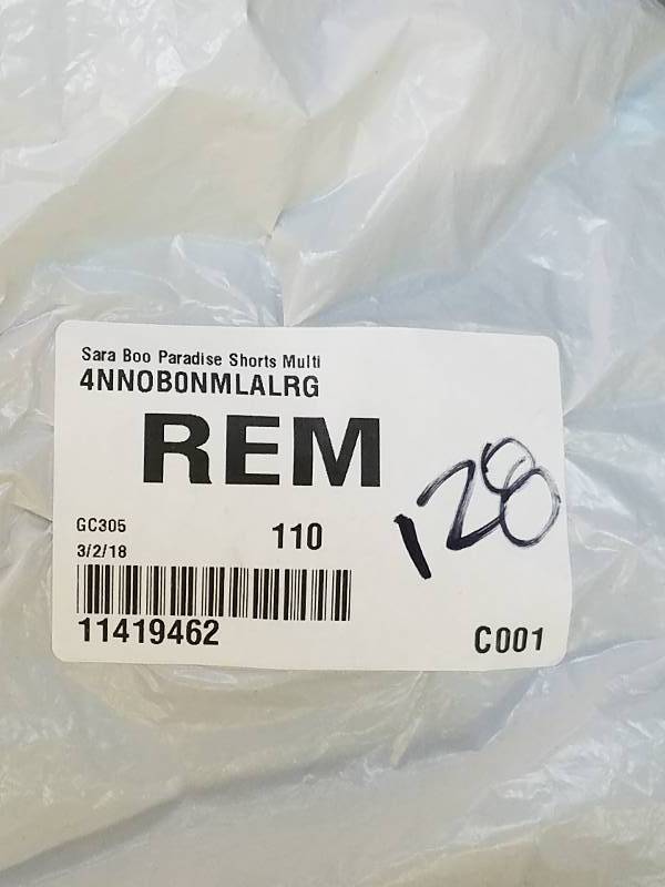 lot 128 image: Sara Boo Womens Paradise Short - Large