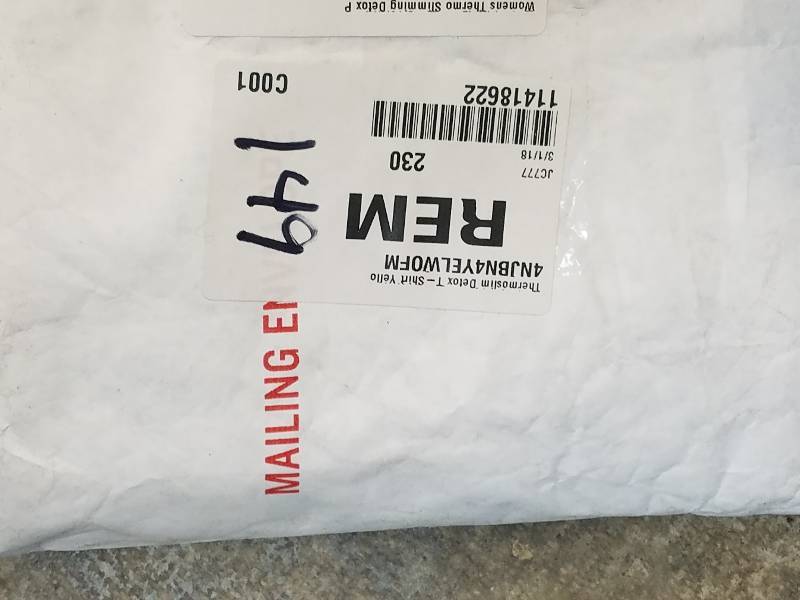 lot 149 image: Beautyko Womens Thermoslim Detox T-Shirt - Yellow One Size Fits Most