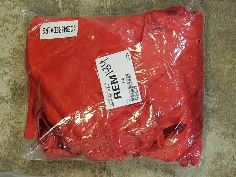 lot 184 image: Winlar Satin Robe and Gown Set - Red Large