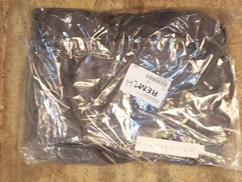 lot 192 image: Lovestitch Womens Signature Cowl Poncho Sweater - Charcoal ONE SIZE