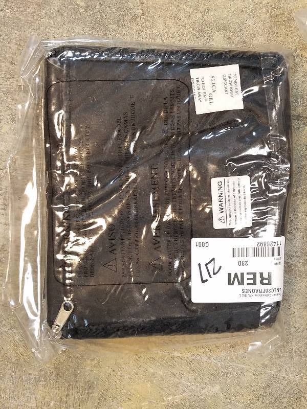 lot 217 image: NFL Forever Collectibles Big Logo Stripe 6-Pack Cooler - Raiders ONE SIZE