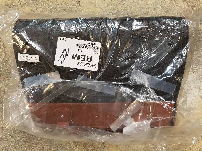 lot 222 image: Stone Mountain Baxter Satchel - Black-Tan