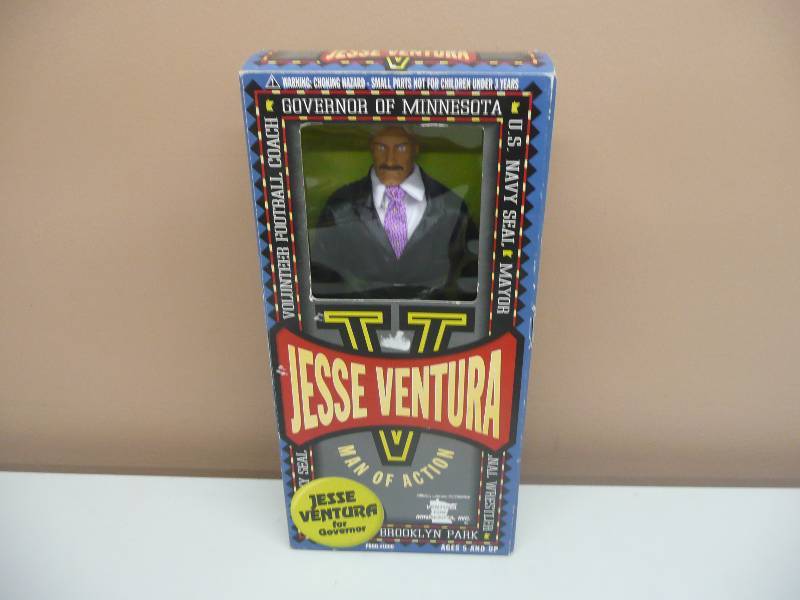 lot 54 image: Jesse Ventura Man Of Action 12 Action Figure - GOVERNOR OF MINNESOTA - STILL IN BOX SEE PICTURES