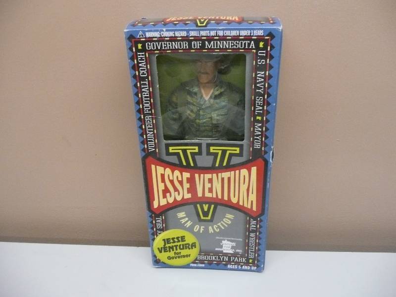 lot 55 image: Jesse Ventura Man Of Action 12 Action Figure - NAVY SEAL - STILL IN BOX SEE PICTURES