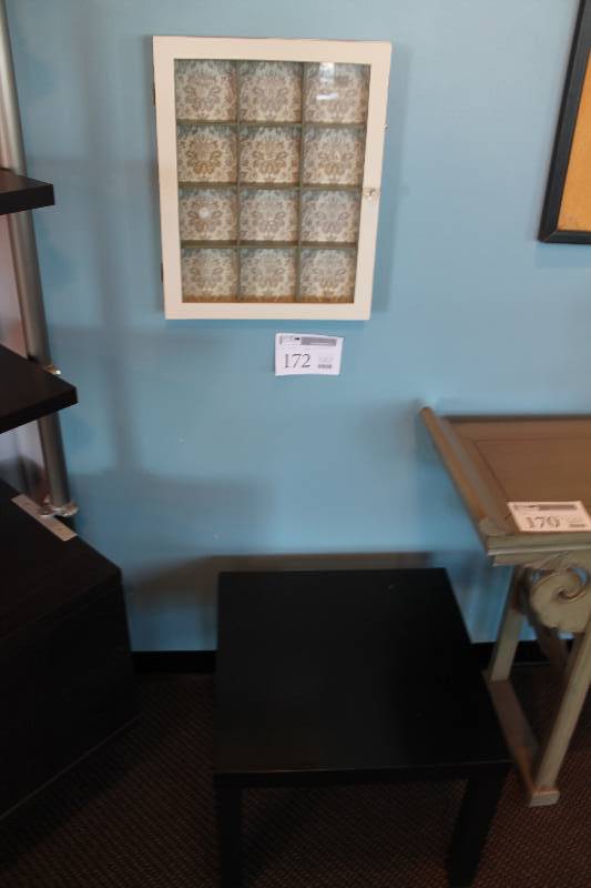 lot 172 image: Table, Wall Display Case