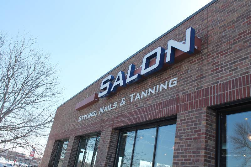 lot 138 image: Salon Styling, Nails & Tanning Commercial Exterior Signage