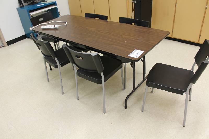lot 240 image: Conference Table w 6-Chairs