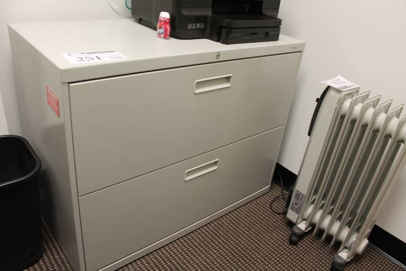 Hon Locking 2 Drawer Metal Lateral File Cabinet Brooklyn Center Spa Liquidation Sale K Bid