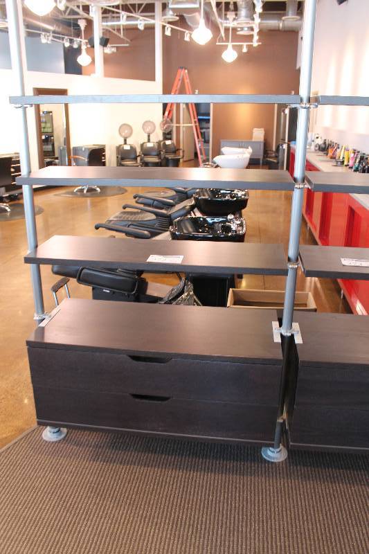 lot 272 image: 3-Shelves, 1-Cabinet