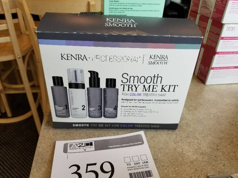 lot 359 image: Kenra Professional Smooth Try Me Kit