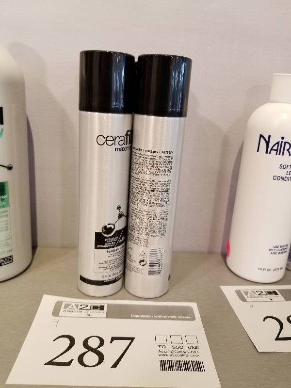 lot 287 image: Lot of (4) Redken Cerafill Defy Maximize Shampoo, Texture Effect