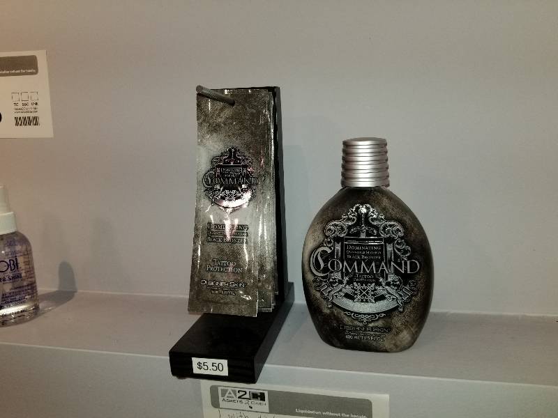 lot 292 image: Command Tattoo Protection Designer Skin For Men w Display