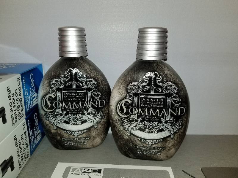 lot 293 image: Lot of (2) Command Tattoo Protection Designer Skin For Men