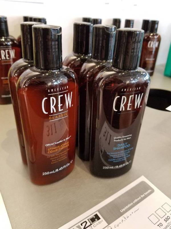lot 311 image: Lot of (5) American Crew Hair Care Products - 3) Shampoo, 2) Conditioner