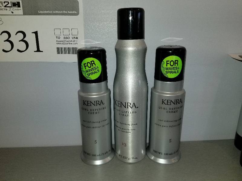 lot 331 image: Lot of (3) Kendra Curl Defining Crme, Root Lifting Spray