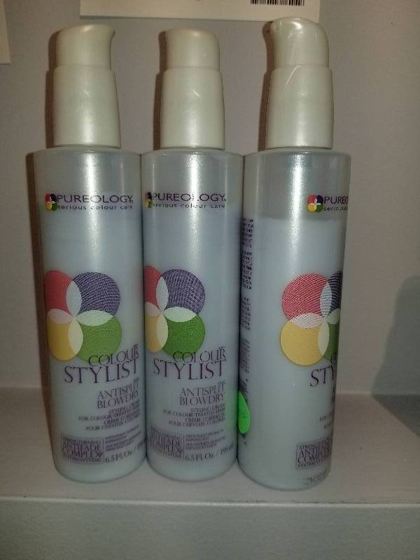 lot 373 image: Lot of (3) Pureology Colour Stylist Antisplit Blowdry