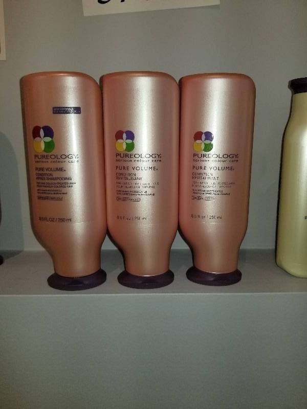lot 378 image: Lot of (3) Pureology Pure Volume Conditioner