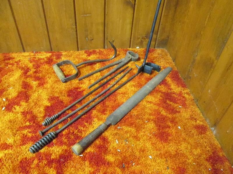 lot 39 image: Ferrier Tools & Branding Iron