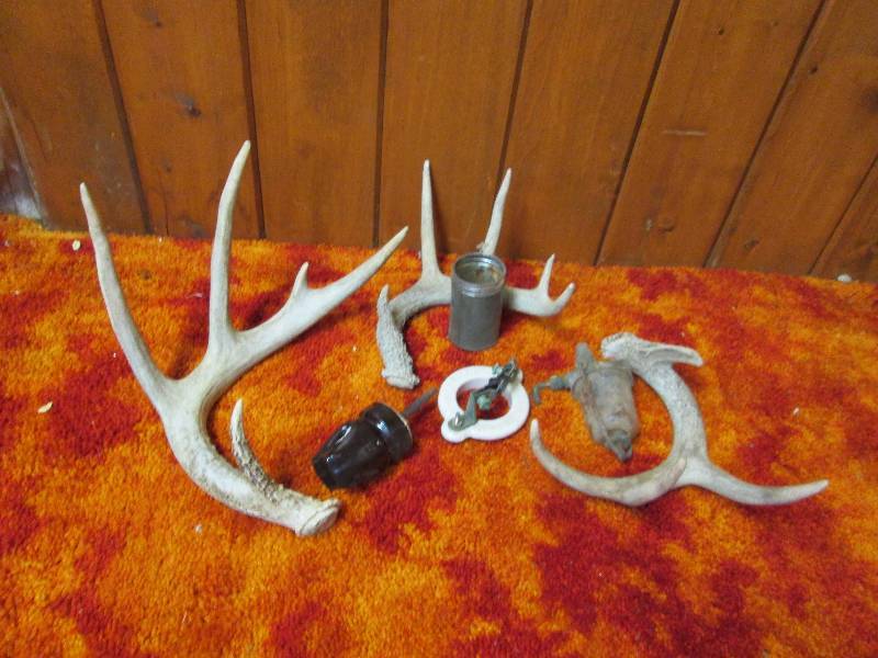 lot 43 image: Deer antlers Tractor Gas Valve