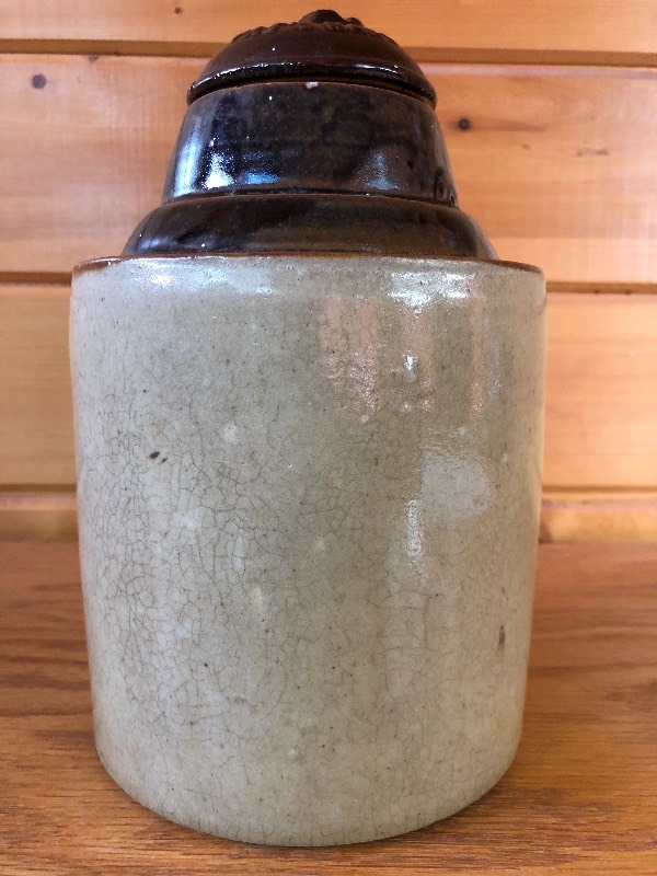 lot 24 image: Weir Crock Canning Jar