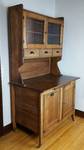 Antique Oak Hutch Cabinet