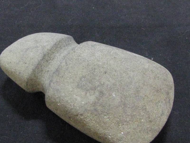 lot 8 image: Native American Stone Hatchet Head