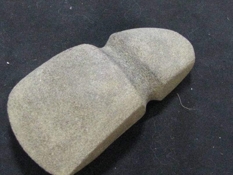 lot 10 image: Native American Stone Axe Head