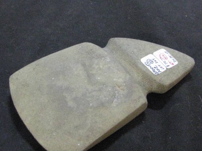 lot 11 image: Native American stone axe head
