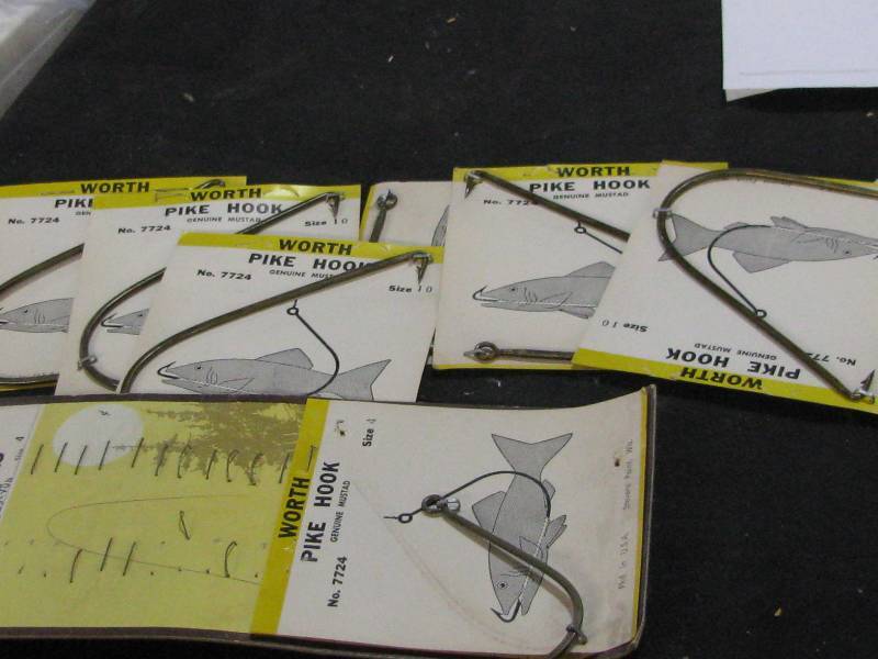 lot 38 image: Pike Hooks with Advertising Board
