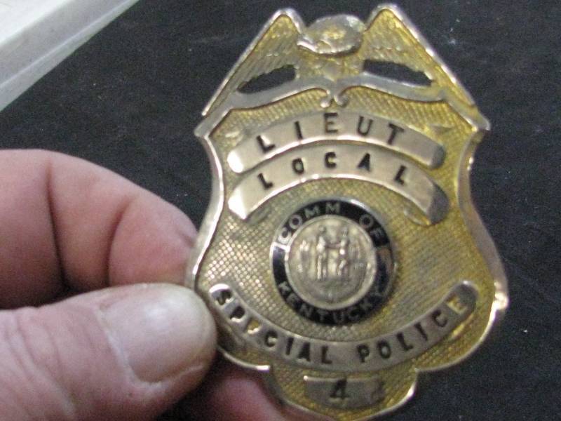 lot 71 image: Retired Lieutenant-Local Special Police-Kentucky