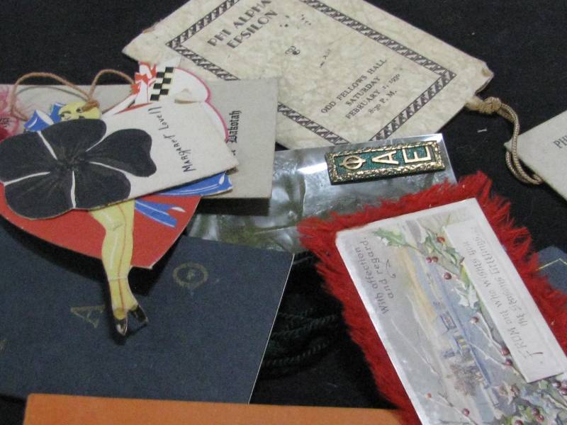 lot 80 image: Vintage Dance Cards From 1930s