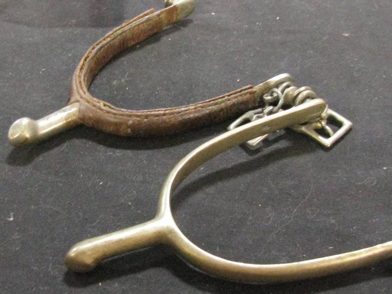 lot 83 image: WWI Military Spurs