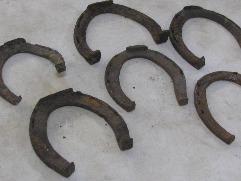 lot 91 image: Recovered Horse Shoes