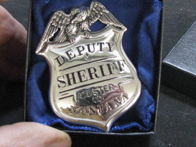 lot 98 image: Franklin Mint Sterling Silver Great Lawmen of Old West