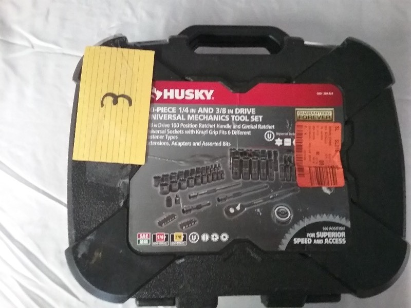 Husky 60 Piece Mechanics Tool Set