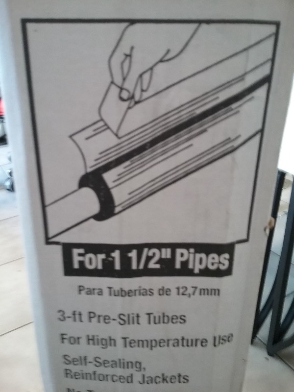 Fiberglass Pipe Insulation for 1 12 Pipes