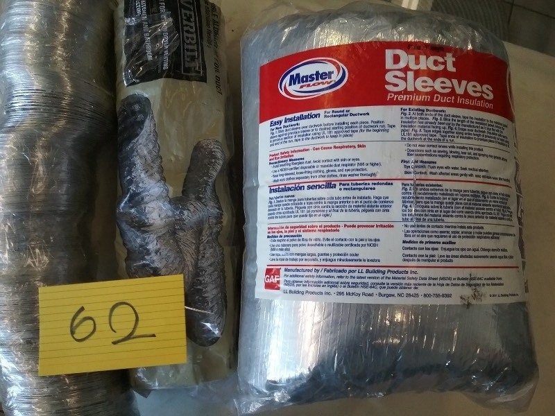 Duct Sleeve, Aluminum Flex Pipe