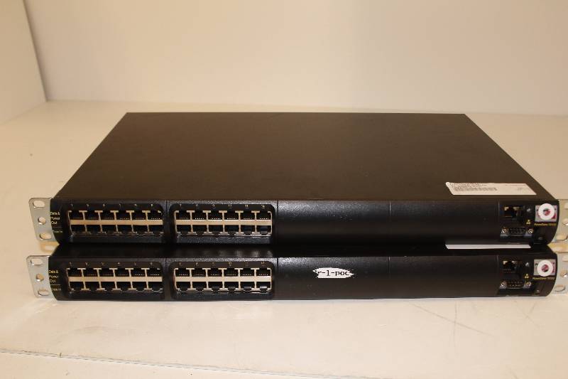 lot 17 image: PowerDsine 7012G 12 Port PoE Midspan, 101001000BaseT, Output 52.5VDC400W