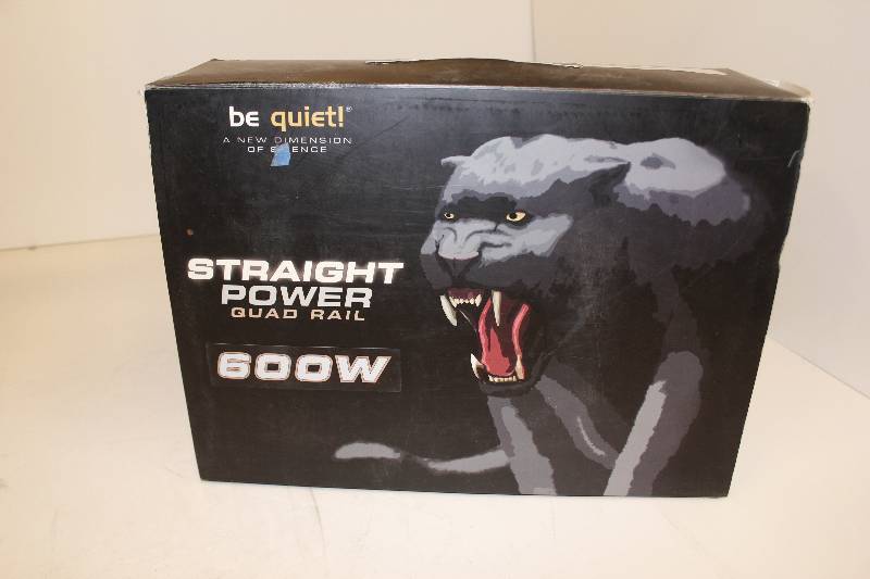 lot 23 image: Be-Quiet StraightPower 600W Power Supply