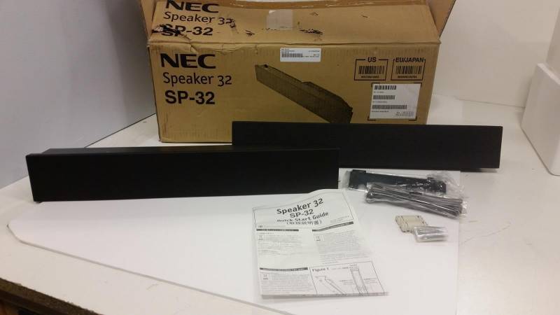 lot 7 image: NEC SP-32 Display Speakers