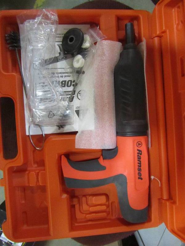 lot 13 image: Ramset Cobra 0.027 Caliber Semi-Automatic Powder Actuated Tool with Silencer