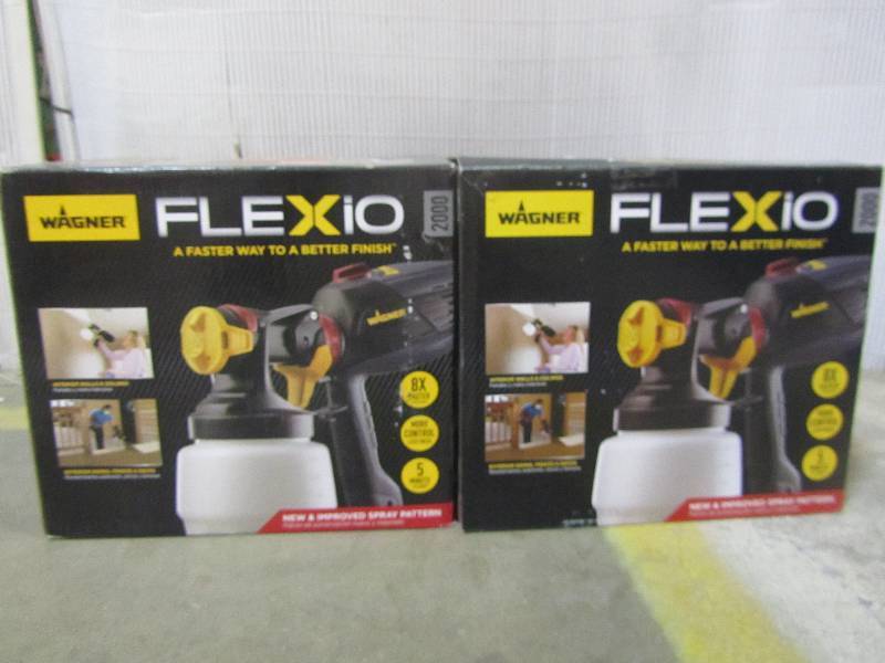 lot 17 image: Wagner Flexio 2000 HVLP Sprayer (x2)