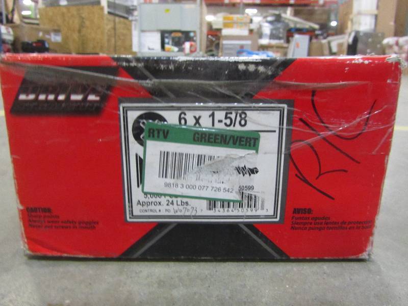 lot 74 image: Drive Straight #6 1-58 in. Phillips Bugle-Head Self-Drilling Screws (5000-Pack)