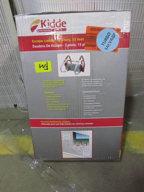 lot 78 image: Kidde 2-Story Fire Escape Ladder - 13 ft. L