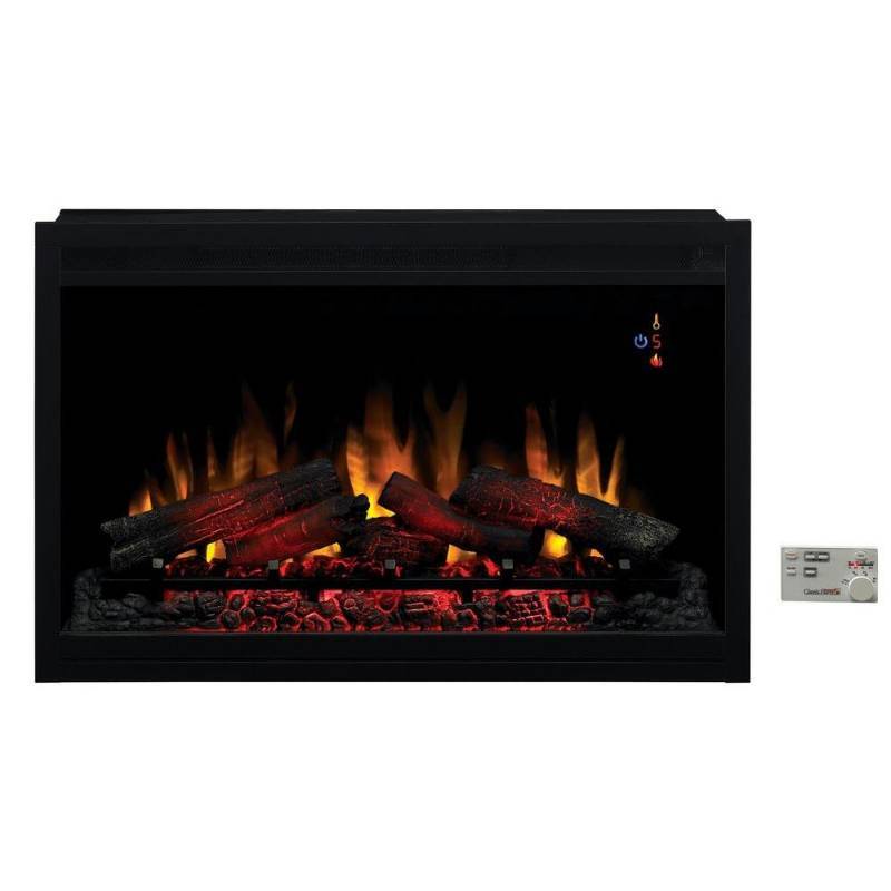 lot 34 image: SpectraFire 36 in. Contemporary Built-in Electric Fireplace Insert