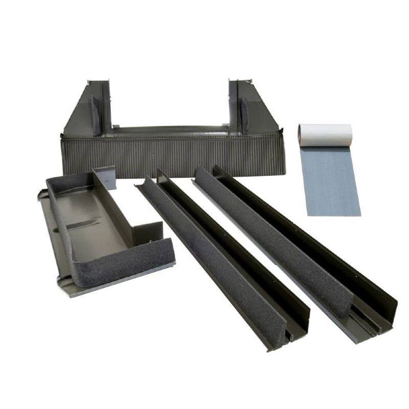 lot 65 image: VELUX C04 High-Profile Tile Roof Flashing with Adhesive Underlayment for Deck Mount Skylight