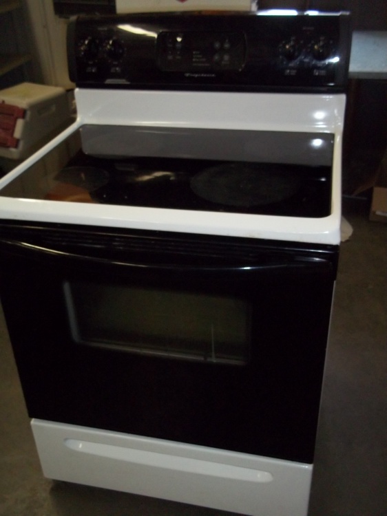 Oven with Glass cooking top Electric